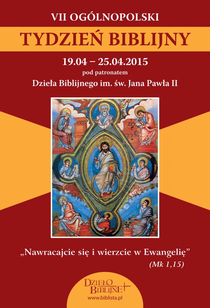 VII Ogólnopolski Tydzień Biblijny - plakat