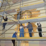 Budowa ołtarza Św. Jana Pawła II
